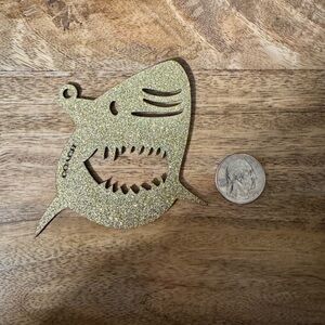 Coach Gold Shark Key Holder